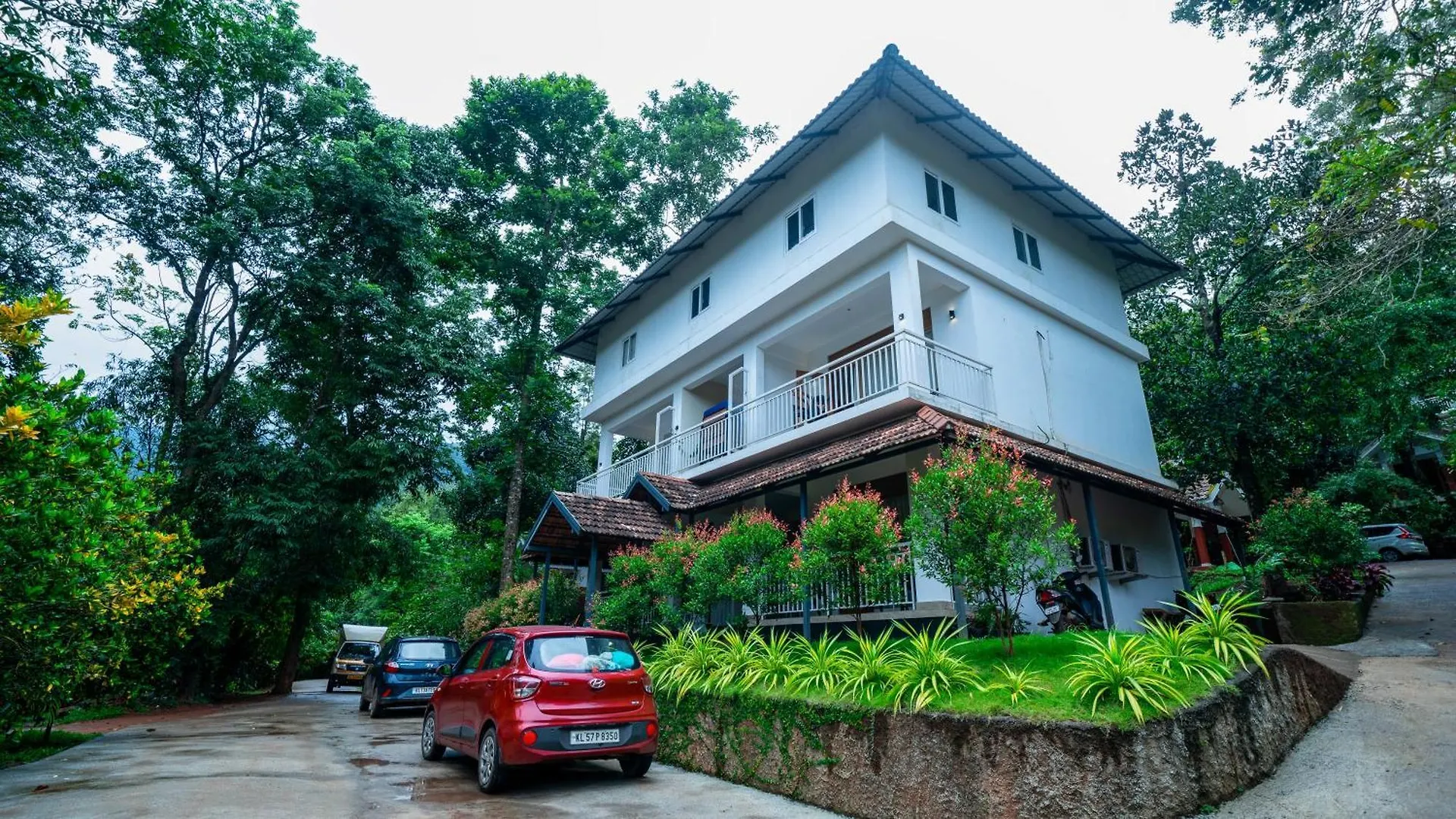 Semesteranläggning (resort) Vythiri Holiday Resort, Wayanad